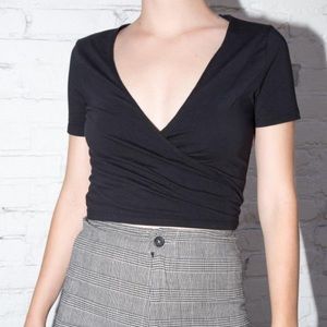Brandy Melville Black Rae Top
